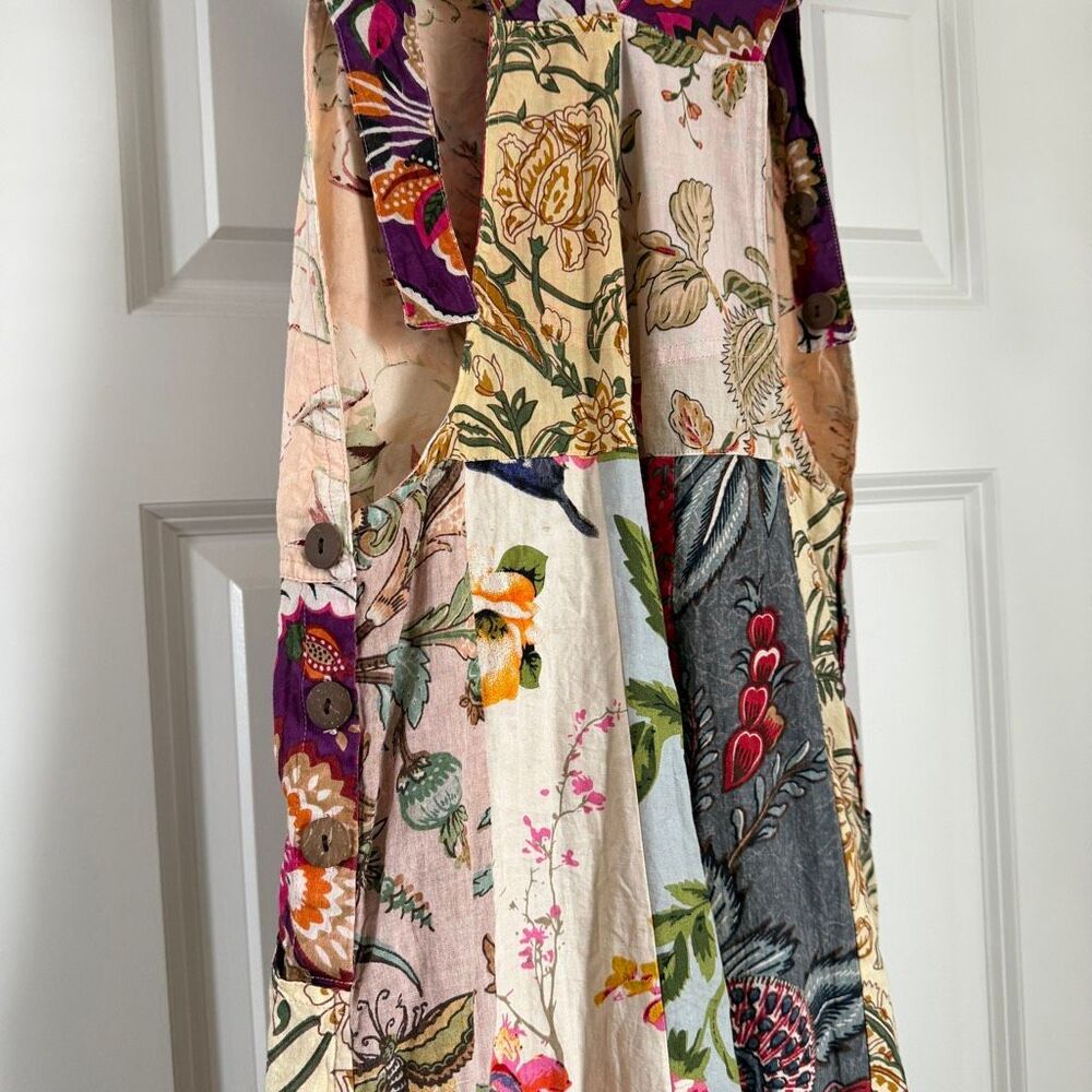 Boutique patch work jumpsuit - Picture 6 of 11